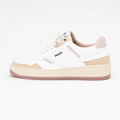 Baskets MoEa Unisexe GEN1 Corn White Pink Suede