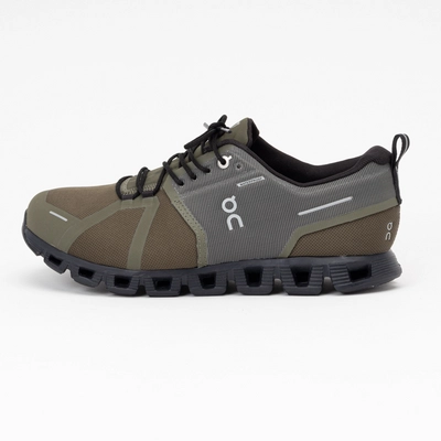 Sneaker On Running Cloud 5 Waterproof Olive Black Herren