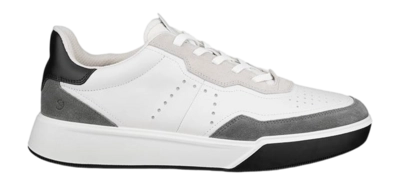 Sneaker ECCO Men Street Court Moon/White/Gravel/Sea Tangle
