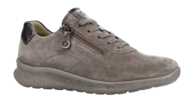 Sneaker Hartjes Women Rap Shoe Velours Nappa Muskat Hazelnut