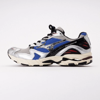  Motorrad 防水スニーカー SNEAKER DRY EU40 Mizuno Unisex Wave Rider 10 Harbor Mist/Black/Dazzling Blue 26