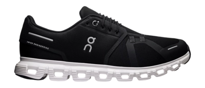 Sneaker On Running Men Cloud 6 Wide Black White