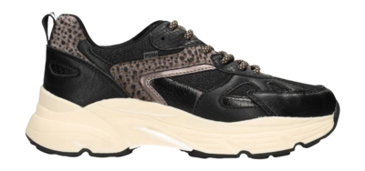 Sneaker POSH by Poelman Women Ayoki Black With Combination