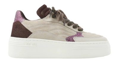 Sneaker Via Vai Women Isa Josie Bollet Combi Bordeaux