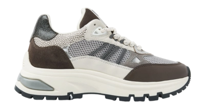 Sneaker Via Vai Women Liz Dae Lame Combi Silver
