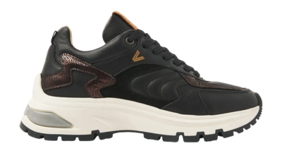 Sneaker Via Vai Women Liz Leighton Velvet/Vacchetta Nero