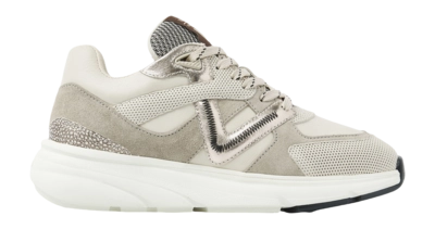 Sneaker Via Vai Women Vic Kyro Vitello Combi Mushroom