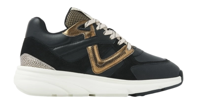 Sneaker Via Vai Women Vic Kyro Vitello Combi Nero