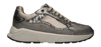 Sneaker Xsensible Women Milau Stretchwalker Old Silver Combi