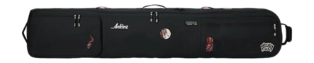 Snowboardtas Dakine Dames en Heren Low Roller X Mayhem Black/Marron/Griffin 165 cm 2,7 kg