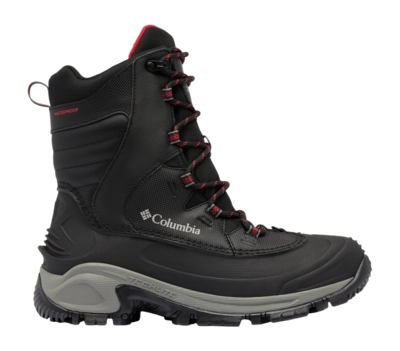 Snowboot Columbia Men Bugaboot III Black Bright Red Omni-Tech