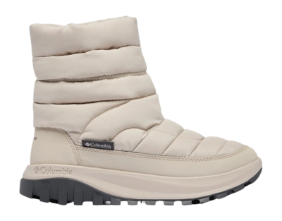 Snowboot Columbia Women Snowtrot Mid Soft Taupe Shark Omni-Tech