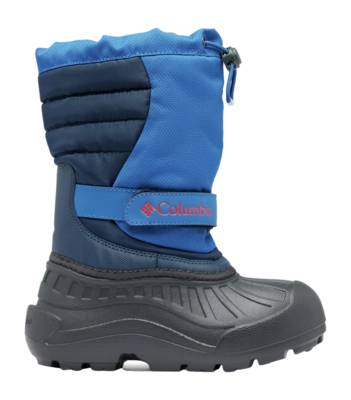 Snowboot Columbia Jongens en Meisjes Youth Powderbug Snowlite Mountain Blue Spicy Techlite