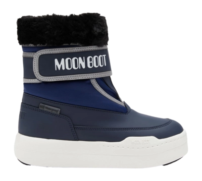 Snowboot Moon Boot Jongens en Meisjes Junior Park Strap Blue