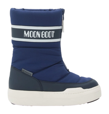 Snowboot Moon Boot Junior Park Zip High Wp Blue Navy EVA-middenzool