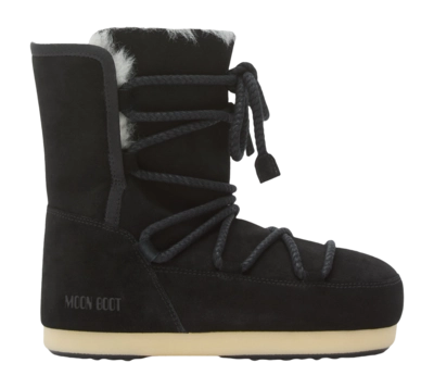 Snowboot Moon Boot Women Evx Boot Suede Shearling Black