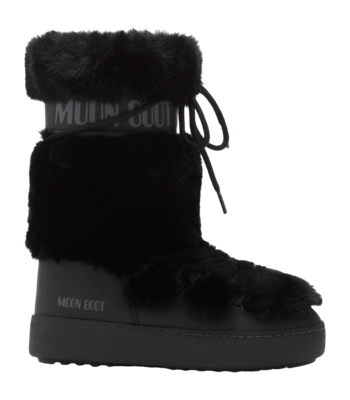 Snowboot Moon Boot Women Ltrack Faux Fur High Wp Black