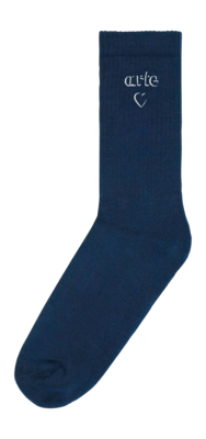 Socks Arte Antwerp Men Heart Logo Navy