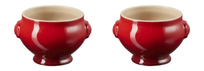 Soepkom Le Creuset Heritage Kersenrood (Set van 2)