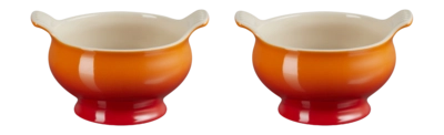 Soepkom Le Creuset Heritage Oranjerood (Set van 2)