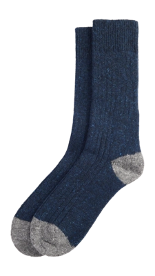 Sok Barbour Men Houghton Socks Midnight