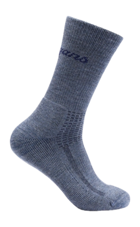 Sok Bergans Unisex Allround Mid Merino Cushioned Granite Blue/Navy Blue