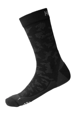 Sok Helly Hansen Unisex Trail Crew Sock Black