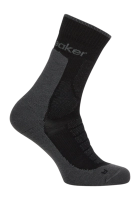 Sok Icebreaker Men Merino Hike+ Heavy Crew Black/Obsidian