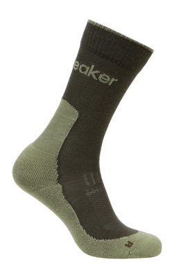 Sok Icebreaker Men Merino Hike+ Light Crew Dark Loden/Lichen
