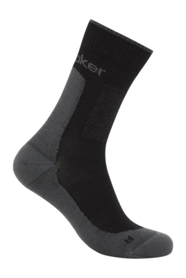 Sok Icebreaker Men Merino Hike+ Medium Crew Black/Obsidian