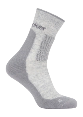 Sok Icebreaker Men Merino Hike+ Medium Crew Blizzard Heather/Alloy
