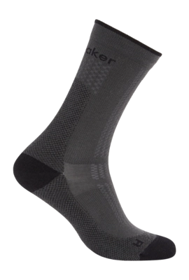 Sok Icebreaker Women Merino Hike+ Ultralight Crew Obsidian/Black