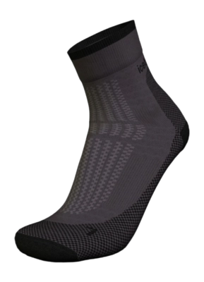 Sok Icebreaker Women Merino Hike+ Ultralight Quarter Obsidian/Black Anatomische pasvorm