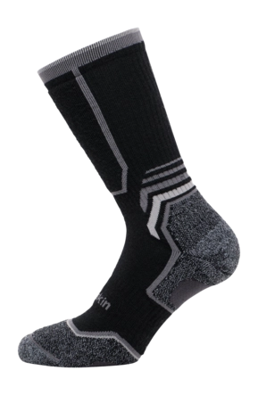 Sok Jack Wolfskin Unisex Trekerino Sock Black Regular Fit