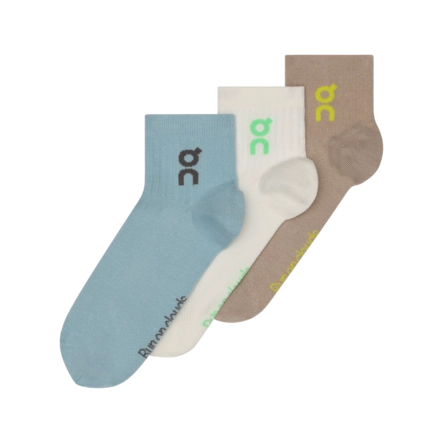 Sok On Running Unisex Logo Mid Desert Wash (3 Pack)