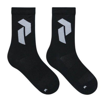 Sok Peak Performance Unisex Crew Socks Black Black (2-Pack)