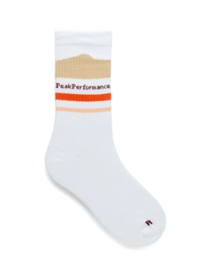 Sok Peak Performance Unisex Graph Socks White Sand Fog