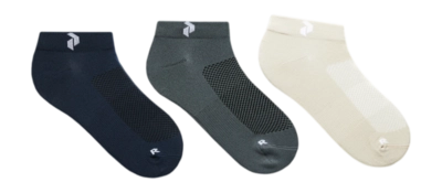 Sok Peak Performance Unisex Low Socks Sand Fog (3-Pack)