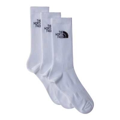 Sok The North Face Unisex Multi Sport Cush Crew Sock 3P TNF White