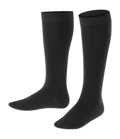 Sokken Falke Kids Comfort Wool Kneehigh Black