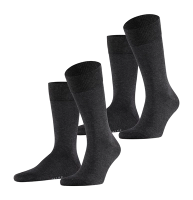 Sokken Falke Men Happy Anthracite Melange (2-Pack)