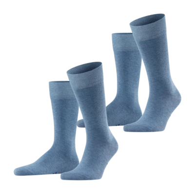 Sokken Falke Men Happy Light Denim 2-Pack