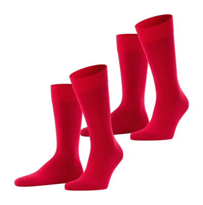 Sokken Falke Men Happy Scarlet (2-Pack)