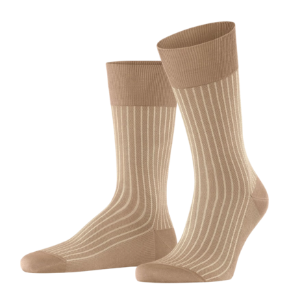 Sokken Falke Men Oxford Stripe Camel