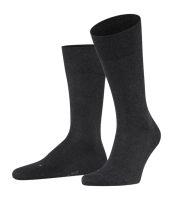 Sokken Falke Men Sensitive London Anthracite Melange Anatomische L/R-pasvorm