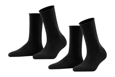 Sokken Falke Women Happy Black (2-Pack)