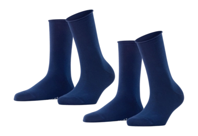 Sokken Falke Women Happy Royal Blue (2-Pack) Katoen