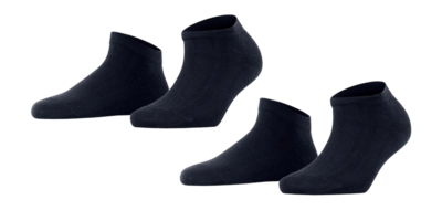 Sokken Falke Women Happy Sneaker Dark Navy (2-Pack)