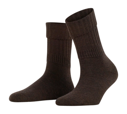 Sokken Falke Women Striggings Rib Boot Dark Brown