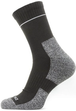 Sok Sealskinz Unisex Solo QuickDry Ankle Length Black Grey